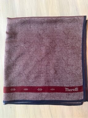 Marelli Italian Paisley Pocket Square Handkerchief Scarf Bandana Neckerchief